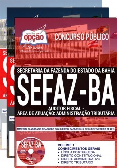 Apostila Concurso SEFAZ BA 2019 PDF Auditor Fiscal Administração Tributária