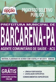 Apostila Concurso Prefeitura de Barcarena 2019 PDF e Impressa Agente Comunitário de Saúde