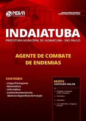 Apostila Concurso Prefeitura de Indaiatuba 2019 Grátis Cursos Online Agente de Combate de Endemias