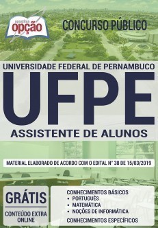 Apostila Concurso UFPE 2019 Assistente de Alunos PDF e Impressa