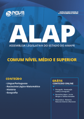 Apostila Concurso ALAP 2019 Cargos de Nível Médio e Superior Grátis Cursos Online