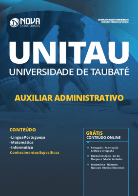 Apostila UNITAU SP 2019 Auxiliar Administrativo Grátis Cursos Online