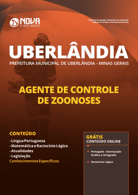 Apostila Prefeitura de Uberlândia 2019 Agente de Controle de Zoonoses Grátis Cursos Online