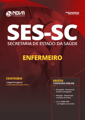 Apostila SES SC 2019 Enfermeiro Grátis Cursos Online