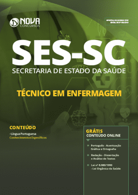 Apostila SES SC 2019 Técnico em Enfermagem Grátis Cursos Online