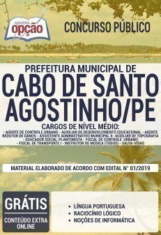 Apostila Concurso Prefeitura do Cabo de Santo Agostinho 2019