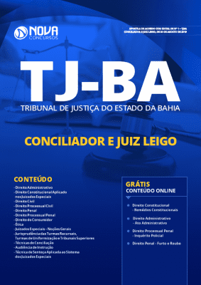 Apostila Concurso TJ BA 2019 Conciliador e Juiz Leigo Grátis Cursos Online