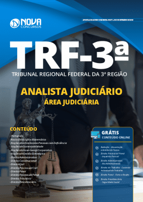 Apostila Concurso TRF 3ª Região 2019 Analista Judiciário Área Judiciária Grátis Cursos Online