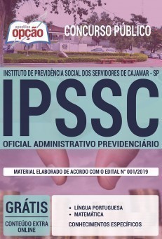Apostila Concurso IPSSC 2019 PDF Download e Impressa