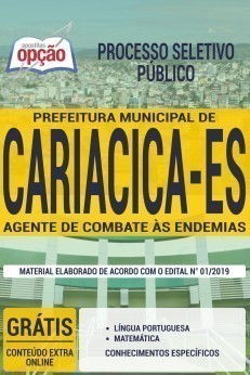 Apostila Concurso Prefeitura de Cariacica 2019 Agente de Combate às Endemias