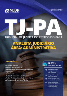 Apostila Concurso TJ PA 2019 Analista Judiciário Área Administrativa Grátis Cursos Online
