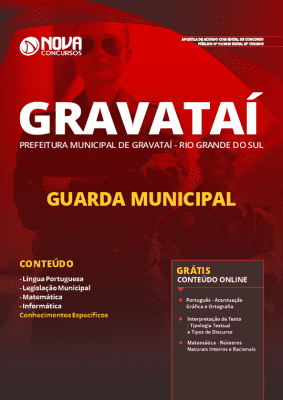 Apostila Prefeitura de Gravataí 2019 Guarda Municipal Grátis Cursos Online