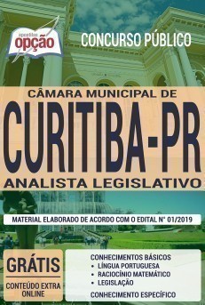 Apostila Concurso Câmara de Curitiba 2019 Analista Legislativo PDF e Impressa
