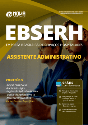 Apostila EBSERH 2019 Assistente Administrativo Grátis Cursos Online