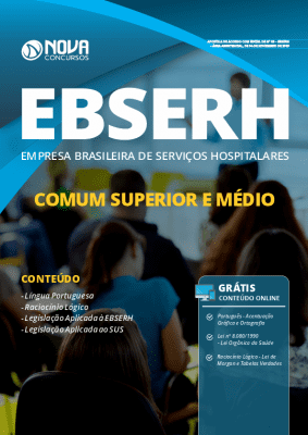 Apostila Concurso EBSERH 2019 Nível Médio e Superior Grátis Cursos Online