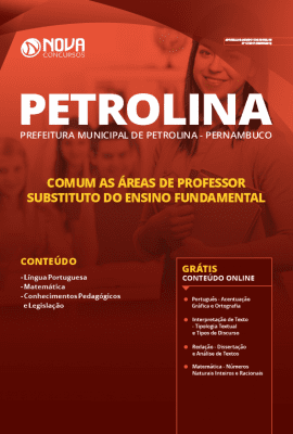 Apostila Concurso Prefeitura de Petrolina 2019 Grátis Cursos Online