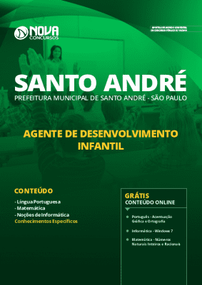Apostila Prefeitura de Santo André 2020 Grátis Cursos Online
