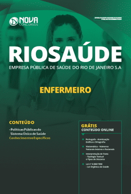 Apostila Concurso RIOSAÚDE 2019 Enfermeiro Grátis Cursos Online