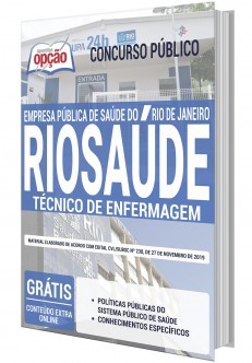 Apostila Concurso RIOSAÚDE 2019 Técnico de Enfermagem PDF Download e Impressa