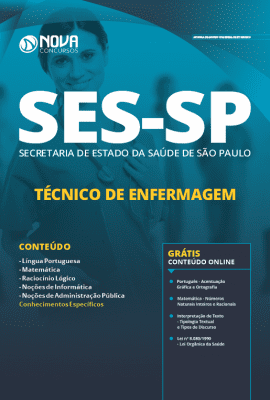 Apostila SES SP 2020 Técnico de Enfermagem Grátis Cursos Online