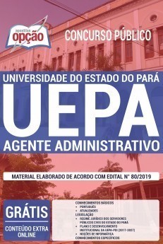 Apostila Concurso UEPA 2019 PDF e Impressa