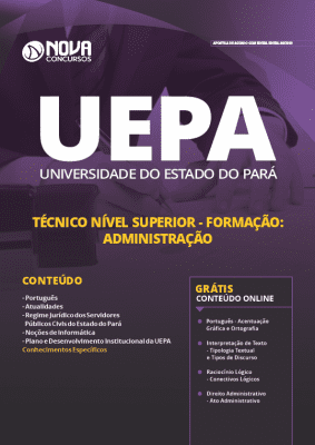 Apostila Concurso UEPA 2019 Técnico em Administração Grátis Cursos Online