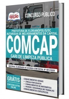 Apostila Concurso COMCAP 2020 PDF Download Gari de Limpeza Pública