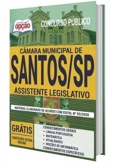 Apostila Câmara de Santos 2020 PDF Assistente Legislativo