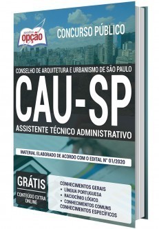 Apostila Concurso CAU SP 2020 PDF Assistente Administrativo