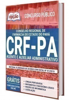 Apostila Concurso CRF PA 2020 PDF Agente Administrativo e Auxiliar Administrativo