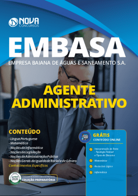 Apostila EMBASA 2020 Agente Administrativo PDF Grátis Cursos Online
