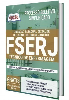 Apostila Concurso FSERJ 2020 PDF Técnico de Enfermagem