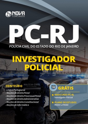 Apostila Concurso PC RJ 2020 PDF Investigador Policial Download PDF Grátis Curso Online