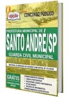 Apostila Concurso Prefeitura de Santo André 2020 Guarda Civil Municipal PDF Download e Impressa