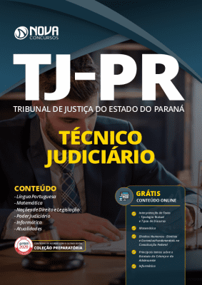 Apostila TJ PR 2020 PDF Técnico Judiciário Grátis Cursos Online