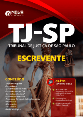 Apostila Concurso TJ SP 2020 Escrevente PDF Download e Impressa