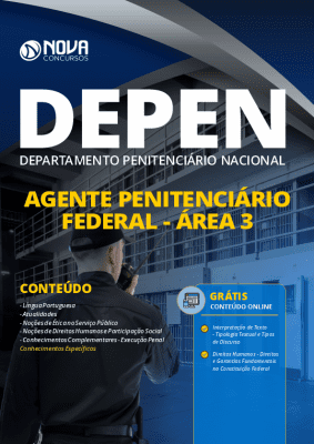 Apostila DEPEN 2020 PDF Download Agente Penitenciário Federal Grátis Cursos Online