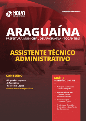 Apostila Concurso Prefeitura de Araguaína 2020 Impressa e PDF Grátis Cursos Online