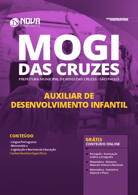 Apostila Concurso Prefeitura de Mogi das Cruzes 2020 PDF Auxiliar de Desenvolvimento Infantil