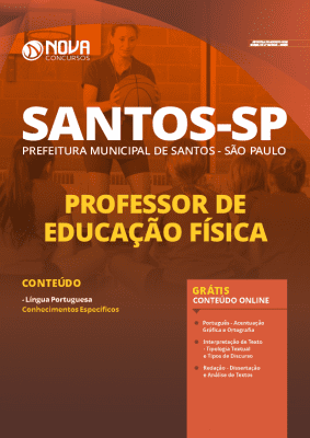 Apostila Prefeitura de Santos 2020 PDF Professor de Educação Física Grátis Cursos Online