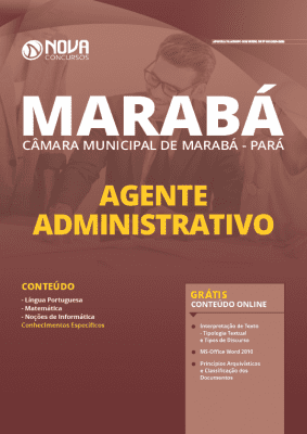 Apostila Agente Administrativo Câmara de Marabá 2020