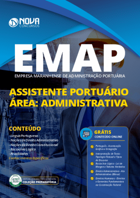 Apostila Concurso EMAP 2020 Impressa e PDF Download Grátis Cursos Online Cargo de Assistente Portuário - Área: Administrativa