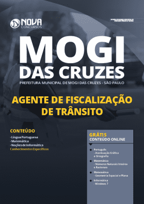 Apostila Concurso Prefeitura de Mogi das Cruzes 2020 PDF Agente de Trânsito