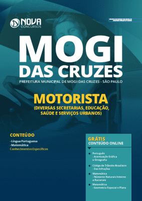 Apostila Prefeitura de Mogi das Cruzes 2020 PDF Motorista