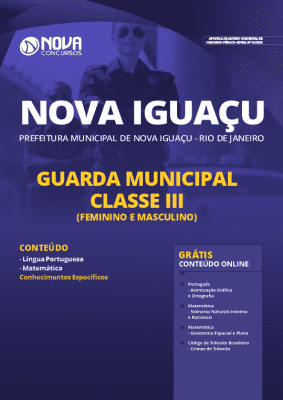Apostila Prefeitura de Nova Iguaçu 2020 PDF Download Guarda Municipal