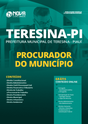 Apostila Concurso Prefeitura de Teresina 2020 PDF Procurador