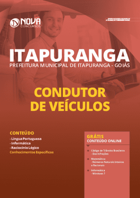 Apostila Prefeitura de Itapuranga GO 2020 PDF Condutor de Veículos