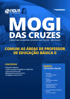 Apostila Concurso Prefeitura de Mogi das Cruzes 2020 Professor de Educação Básica II PDF Download