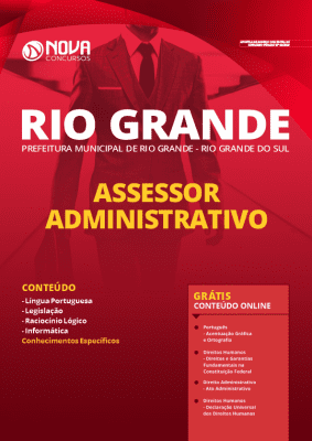 Apostila Prefeitura de Rio Grande 2020 PDF Assessor Administrativo