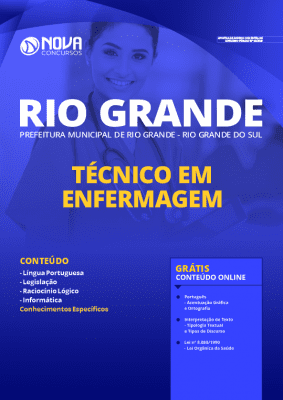 Apostila Prefeitura de Rio Grande 2020 PDF Técnico em Enfermagem